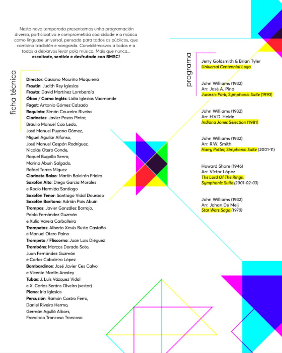 BMSCompostela's tweet image. Por aquí vos deixamos o programa de 𝙎𝙚𝙣𝙩𝙞𝙢𝙚𝙣𝙩𝙤𝙨 𝙙𝙚 𝙥𝙚𝙡𝙞́𝙘𝙪𝙡𝙖 🎶📽️

📍Domingo 9 – Auditorio de Galicia | 🕢 12:00h

Info e convites 📲 𝘄𝘄𝘄.𝗰𝗼𝗺𝗽𝗼𝘀𝘁𝗲𝗹𝗮𝗰𝘂𝗹𝘁𝘂𝗿𝗮.𝗴𝗮𝗹