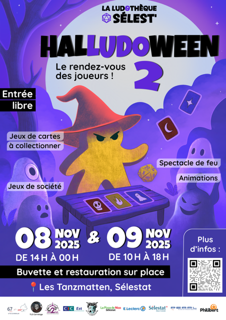 Multifaces_Ed's tweet image. Dimanche 9 novembre 10h-18h, nous serons aux Tanzmatten à Sélestat, où est organisé un salon du jeu par l&apos;asso La Ludothèque Selest&apos; ! Au programme : MMM2 (enquêtes policières) + Alsa Ludo (énigmes régionales). #halludoween #minuitmeurtreenmer #alsaludo #multifaceseditions