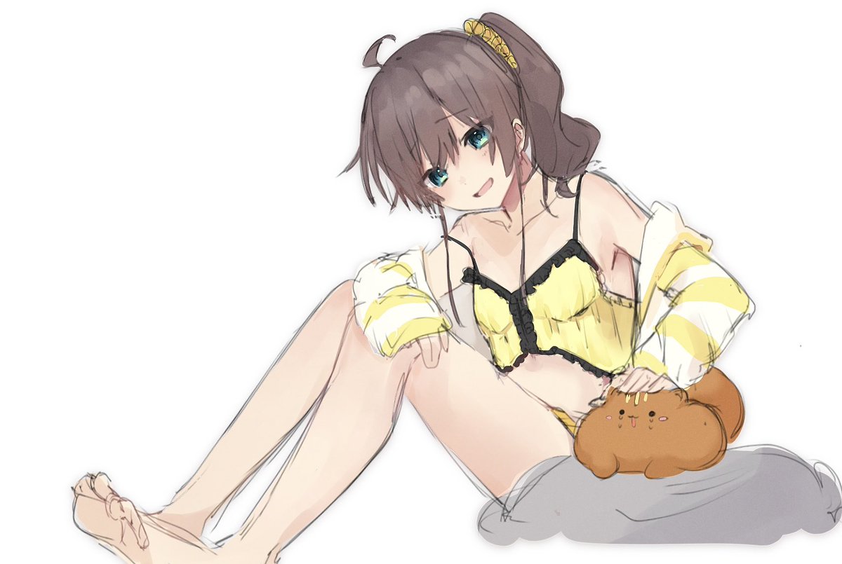 WF2019夏 mu 新作「バーチャルチア部JKの夏色まつりちゃん部屋着ver.」検)フィギュア ワンダーフェスティバル/ワンフェス2019夏 コミケC96 野村苺花 つぶつぶいちご