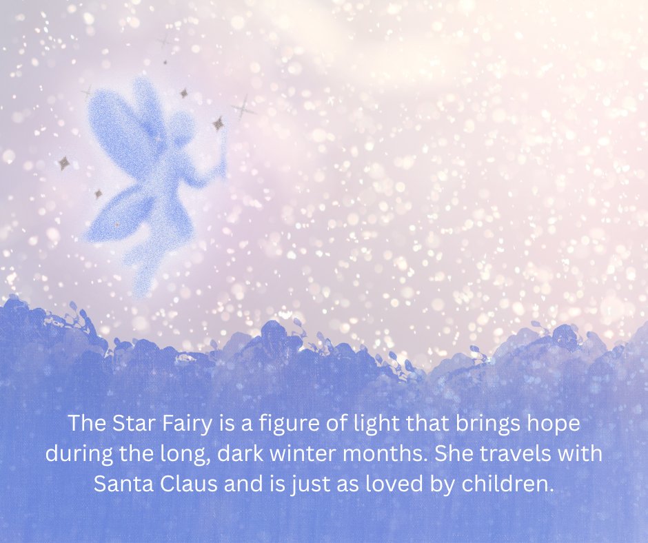 Not all Canadian holiday folklore is frightening! The Star Fairy is a figure of light and brightness. She accompanies Santa, bringing a sense of hope to people during the long, cold, dark Canadian winter months.

#cryptids #folklore #Christmas #paranormal #parapsychology #canada