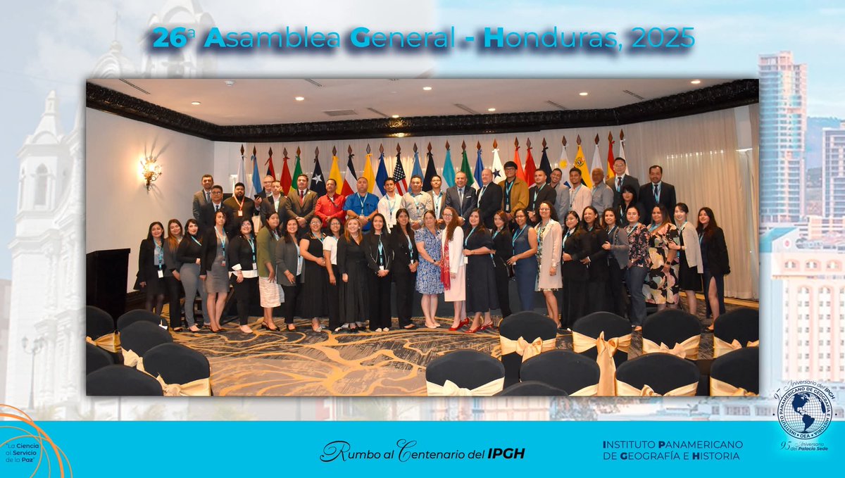 🌐🇭🇳La Secretaría General del Instituto Panamericano de Geografía e Historia (IPGH) expresa su agradecimiento a la Ing. Leidy Ulloa, Presidenta de la Sección Nacional del IPGH en Honduras; al Ing.  Horacio Ezequiel Padilla, Coordinador de Geografía de la Dirección General de