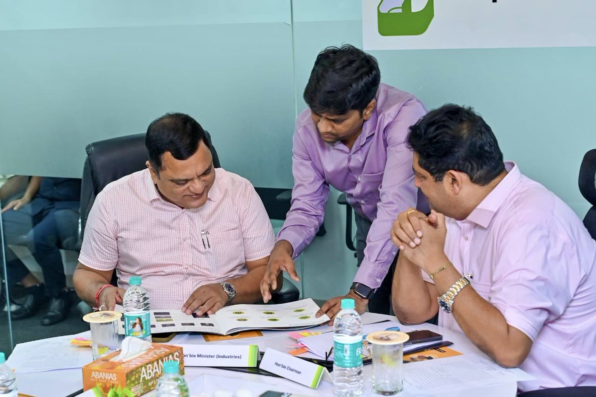 Industries Minister,  Shri <a href="/MauvinGodinho/">Mauvin Godinho</a> chaired the 399th Board of Directors Meeting of the Goa Industrial Development Corporation (GIDC) at the GIDC Office, Myles High Corporate Hub, Patto, Panaji.

The meeting was attended by Shri <a href="/ReginaldoGoa/">Aleixo Reginaldo Lourenco</a>, Chairman of GIDC and Hon’ble