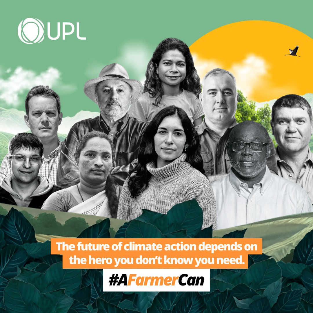 What if the real climate heroes are the ones you’ve never met? UPL launches #AFarmerCan – The hero you don’t know you need  Farmers drive: 
 GHG mitigation 
 Energy security 
 Water conservation 
 Soil health regeneration  
bit.ly/3LHEJeR  
#UPLcorp #COP30 #ClimateChange