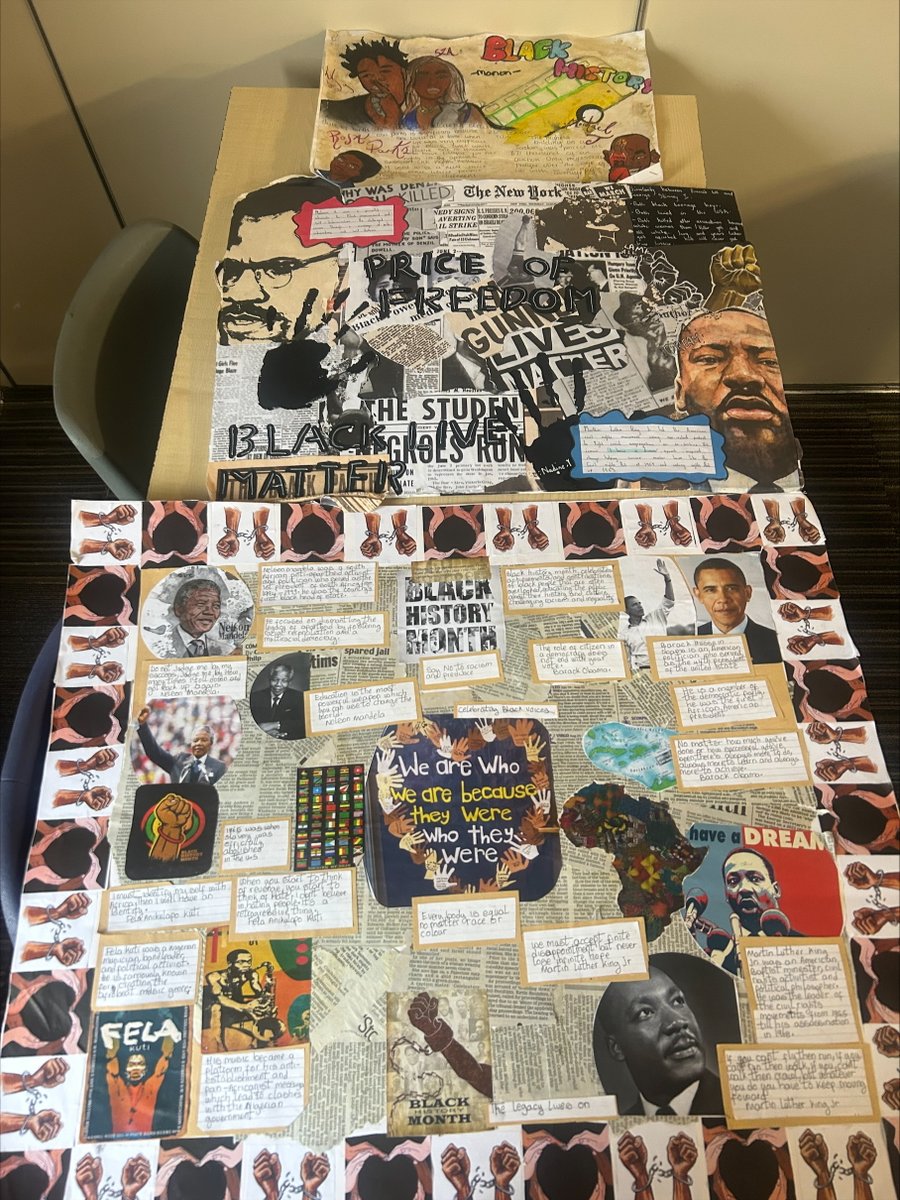 StAnnesAcademy's tweet image. Students who took part in our history competition for #blackhistorymonth2025❤️🖤💚 created some amazing pieces of art! The theme was 'Their Service, Our History' #DiversityAndInclusion #Respect @bhmuk  @CranmerTrust