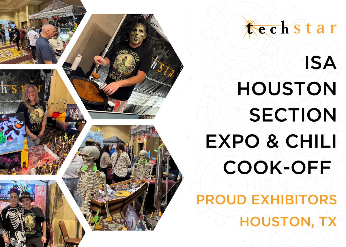 TechStarIS's tweet image. 🐔 Things got clucking crazy at this year’s ISA Houston Section Expo &amp;amp; Chili Cook-Off! Our zombie chicken theme came to life, feathers, flavor, and all. Big thanks to everyone who stopped by the booth, shared a laugh, and grabbed some chili. Always a great time!