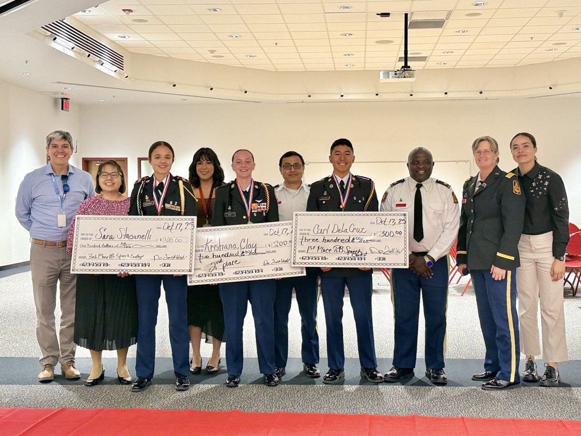 A big congratulations to the winners of the Ruppert-Burton Speech Contest! Outstanding work from every cadet who stepped up to the podium and delivered with skill, poise, and leadership. #WeAreNMMI