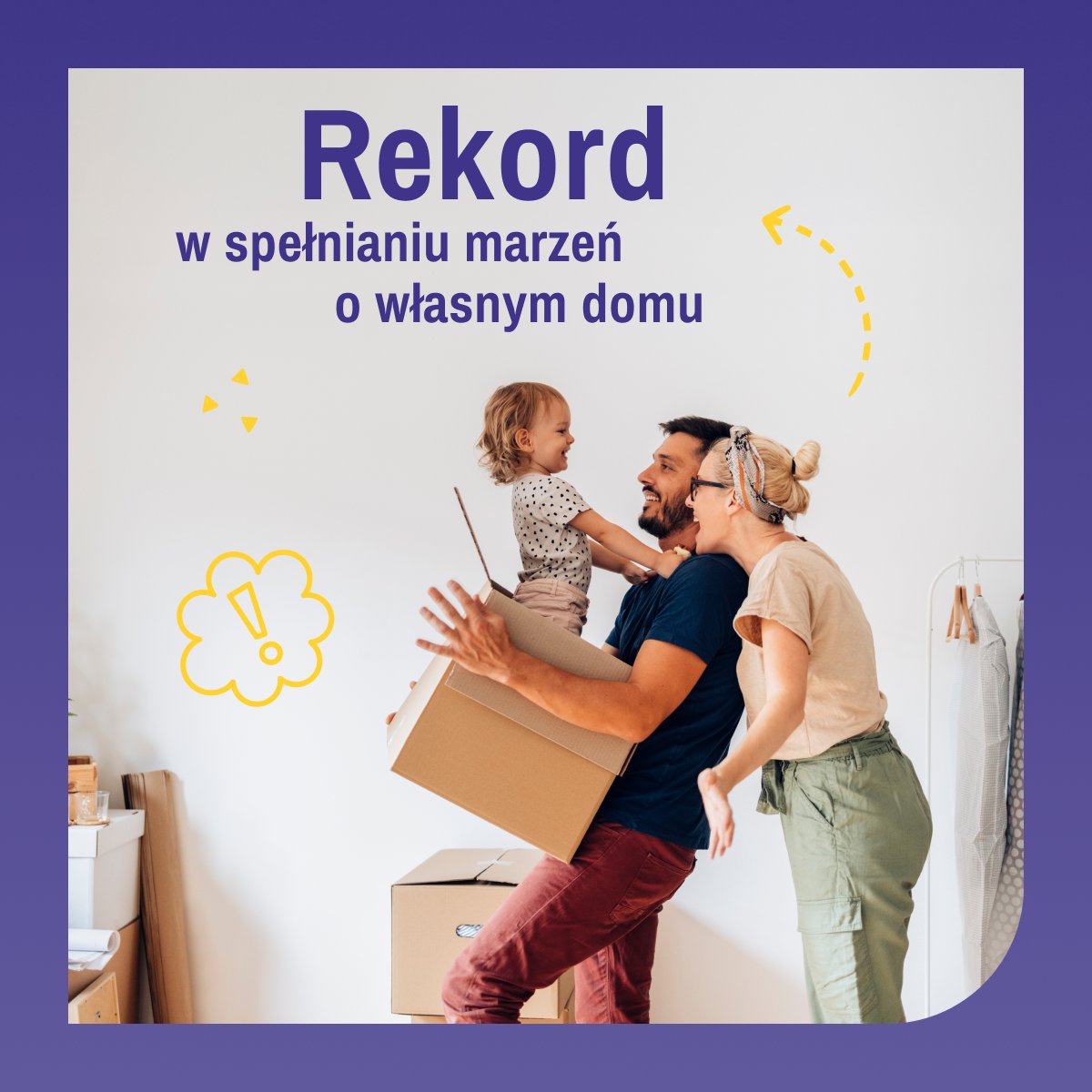 We wrześniu banki w Polsce przyznały kredyty hipoteczne o łącznej wartości 10,7 mld zł* – to najwyższy wynik w historii polskiego rynku!  Co za nim stoi?

- większa zdolność kredytowa Polaków,
- rosnące zarobki,
- wsparcie banków w realizacji marzeń.

Zastanawiasz się, co jeszcze