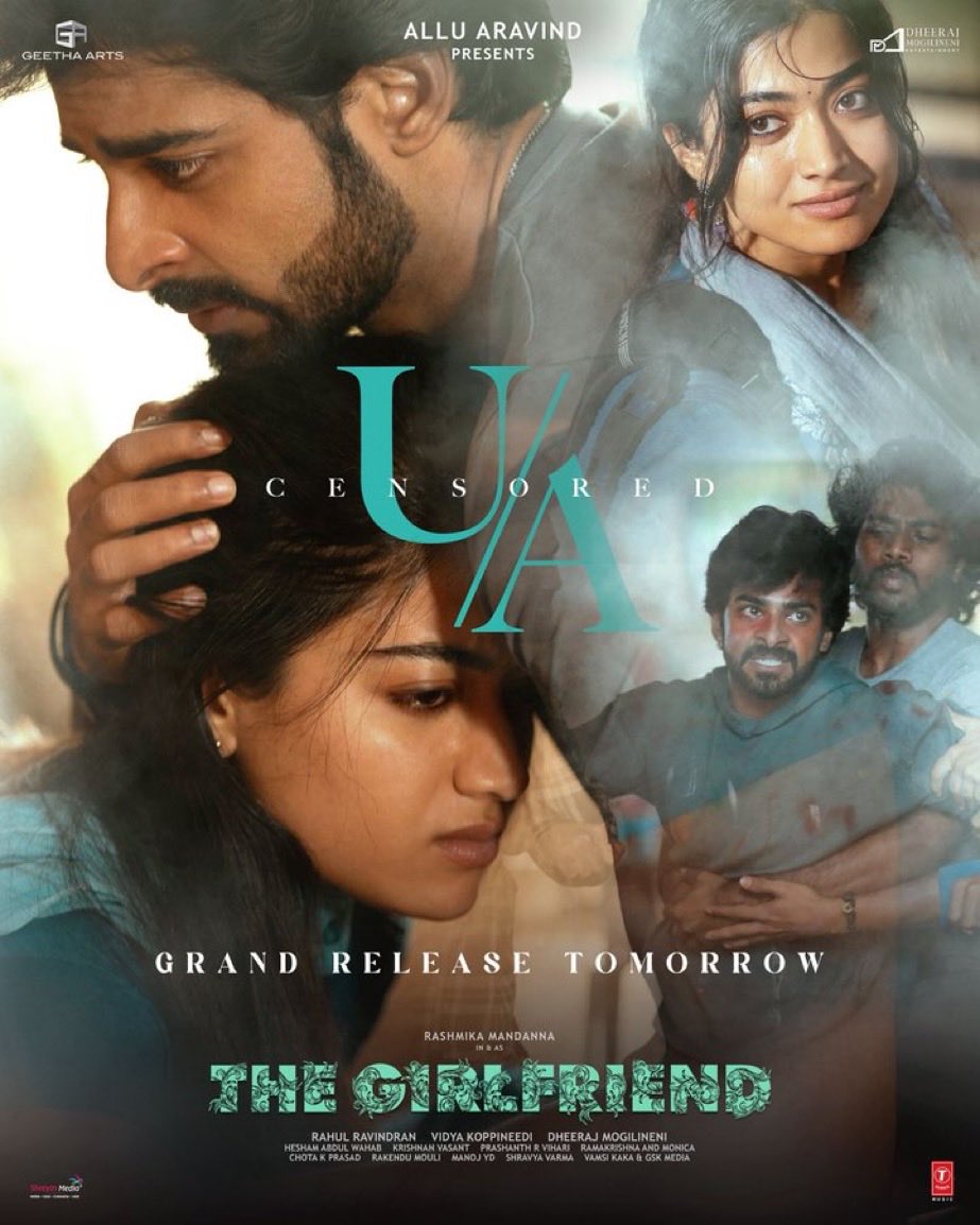 #TheGirlfriend 

Emotions, performances, and direction anni perfectly blended all the way !🔥

Rashmika done a great job here.

Anu Emmanuel’s character was a turn over for this one.

A perfect cinema by all means 🙏🏻❤️