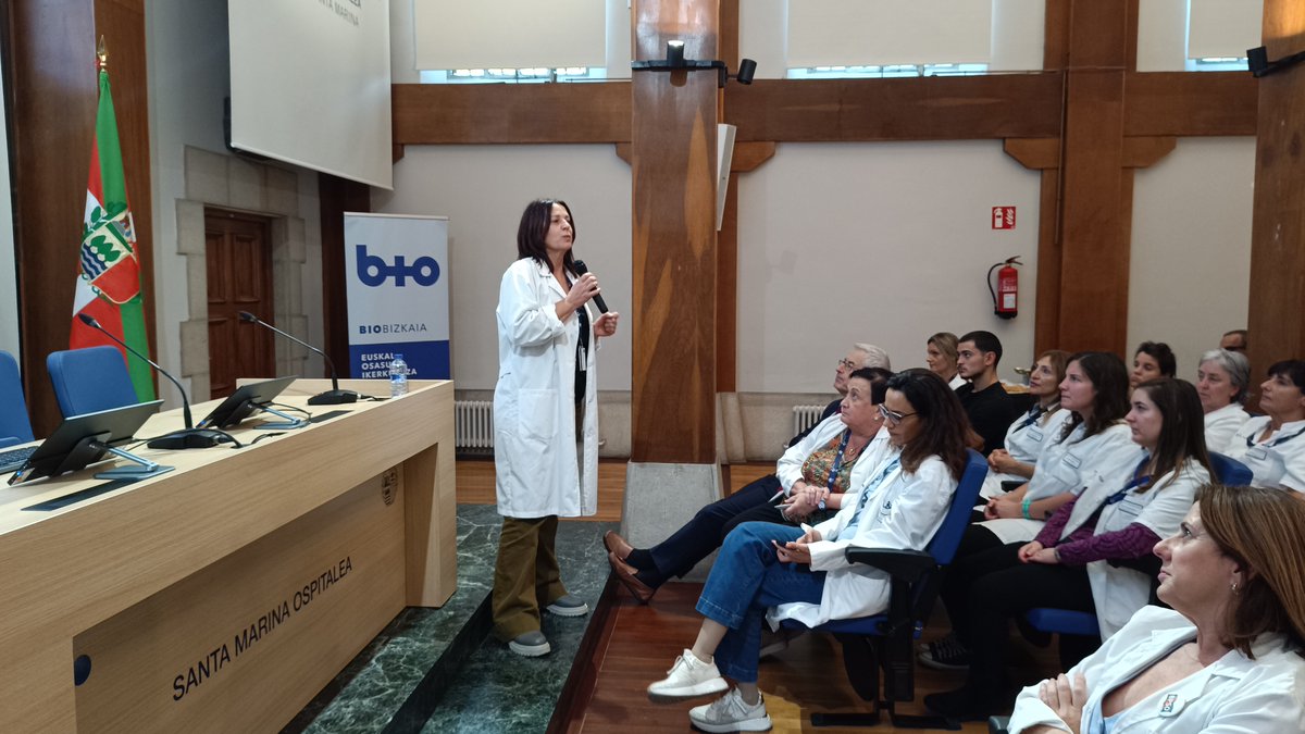 santamarinaospi's tweet image. 📌Jornada de Acogida a nuevos/as Profesionales

👉 La jornada se ha desarrollado en el salón de actos del hospital donde el Equipo Directivo y referentes de diferentes áreas, han dado la bienvenida y presentado una visión general de la organización.
#EuskadiBerria