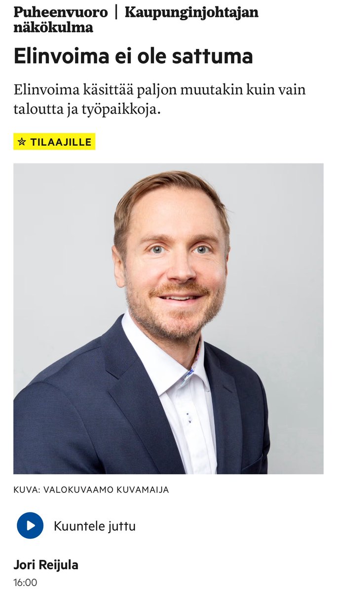 Elinvoima ei ole tuurista kiinni – se on työn tulosta 💪

Elinvoima ei synny sattumalta, eikä yrityskään siirry Jämsään sattumalta. Se vaatii pitkäjänteistä yhteistyötä mm. alueelle sijoittuvien yritysten, maankäytön ja kaavoituksen, kaupunkiympäristön ja työllisyyden kesken 🤝