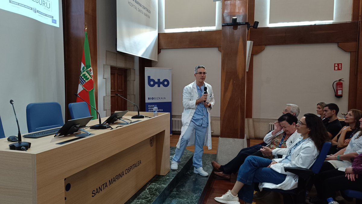 santamarinaospi's tweet image. 📌Jornada de Acogida a nuevos/as Profesionales

👉 La jornada se ha desarrollado en el salón de actos del hospital donde el Equipo Directivo y referentes de diferentes áreas, han dado la bienvenida y presentado una visión general de la organización.
#EuskadiBerria