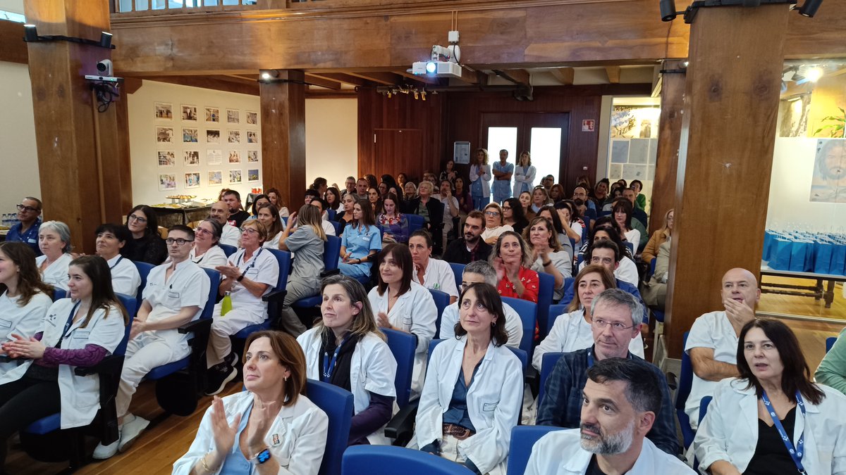 santamarinaospi's tweet image. 📌Jornada de Acogida a nuevos/as Profesionales

👉 La jornada se ha desarrollado en el salón de actos del hospital donde el Equipo Directivo y referentes de diferentes áreas, han dado la bienvenida y presentado una visión general de la organización.
#EuskadiBerria