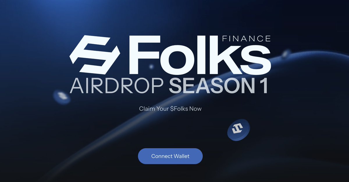 $FOLKS claim page is already here 🎁🪂

💯 Early birds get their tokens first. Don't be late

📍 Proceed now: claim.foIks.finance

#FolksFinance #FOLKS