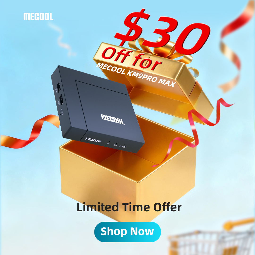 Mecooltvbox's tweet image. MECOOL Flagship Store on Aliexpress is LIVE! 🚀
Celebrate with us! Get a MASSIVE $30 OFF the powerful #MECOOL #KM9PROMax!
⚡ Limited Offer: Only 3 coupons available!
➡️ GRAB YOURS HERE: s.click.aliexpress.com/e/_c4OHwE59
🔑 Use Code: MFKM9PROMAX

#MECOOL #Aliexpress #MECOOLFlagshipStore…