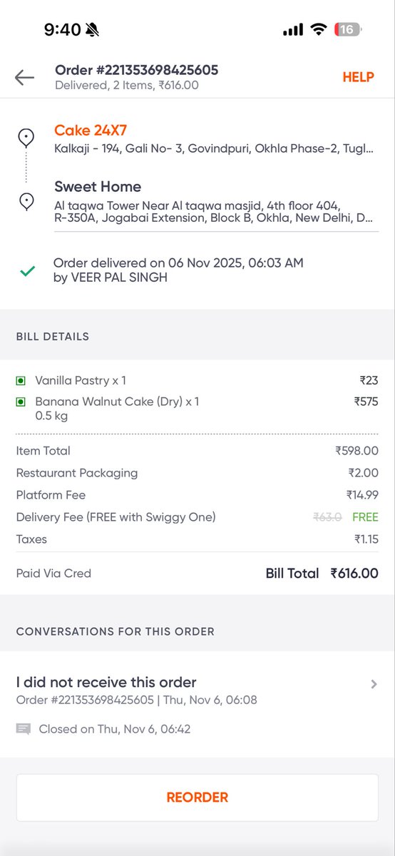KhanZaidal's tweet photo. @SwiggyCares @Swiggy https://t.co/2iUvtjrisp