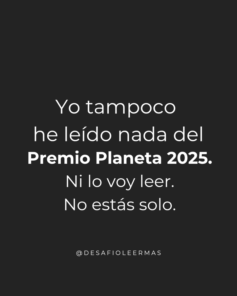 KikoPostigo23's tweet photo. Tras leer las reseñas del Premio #Planeta 2025, me reafirmo...
👉 https://t.co/zQAHZYNPZW https://t.co/oO4Fwu5ReT