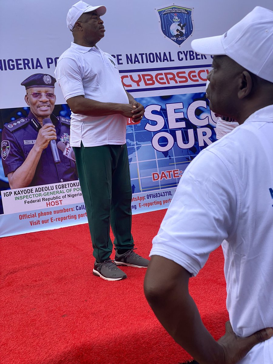 Invited by the Nigeria Police Force National Cybercrime Center (NPF-NCCC) for the 2025 Cybersecurity Awareness Walk, themed “Secure Our World.” 👣

Awareness isn’t a trend — it’s how we build a cyber-ready Nigeria.
#CyberAwarenessMonth #DigitalNigeria #CyberResilience #NPFNCCC