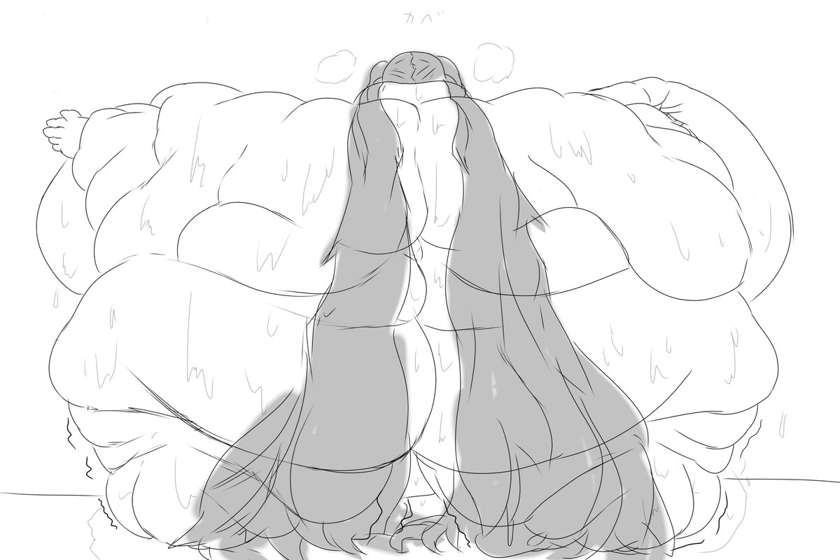 #いいおしりの日 
 #肉の日
どっちも遅刻なんだけどあげてくよー
最後は冷蔵庫にすら辿り着けず...っていう感じです