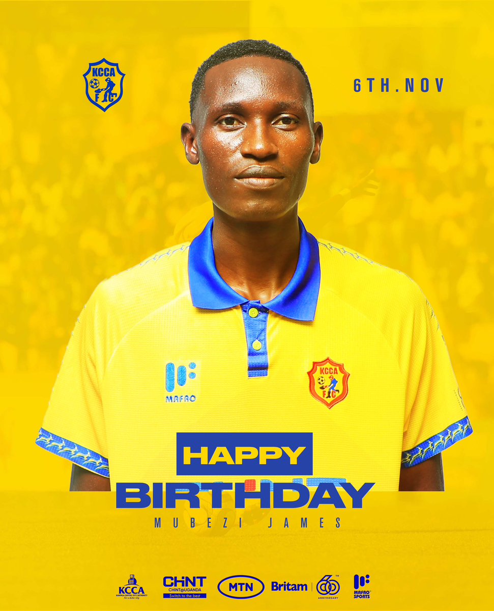 We celebrate both our right back <a href="/LukwagoHaruna3/">Lukwago Haruna</a> and left back <a href="/JamesMubezi/">James Mubezi</a> today 🎂🎉🥳

#KCCAFC #Birthdays