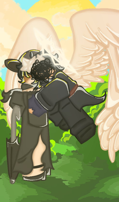 EvanTheKnight's tweet photo. Simon x Rujia, Art made by @princess17792 #ROBLOX #OC https://t.co/hMp6mJhJuB