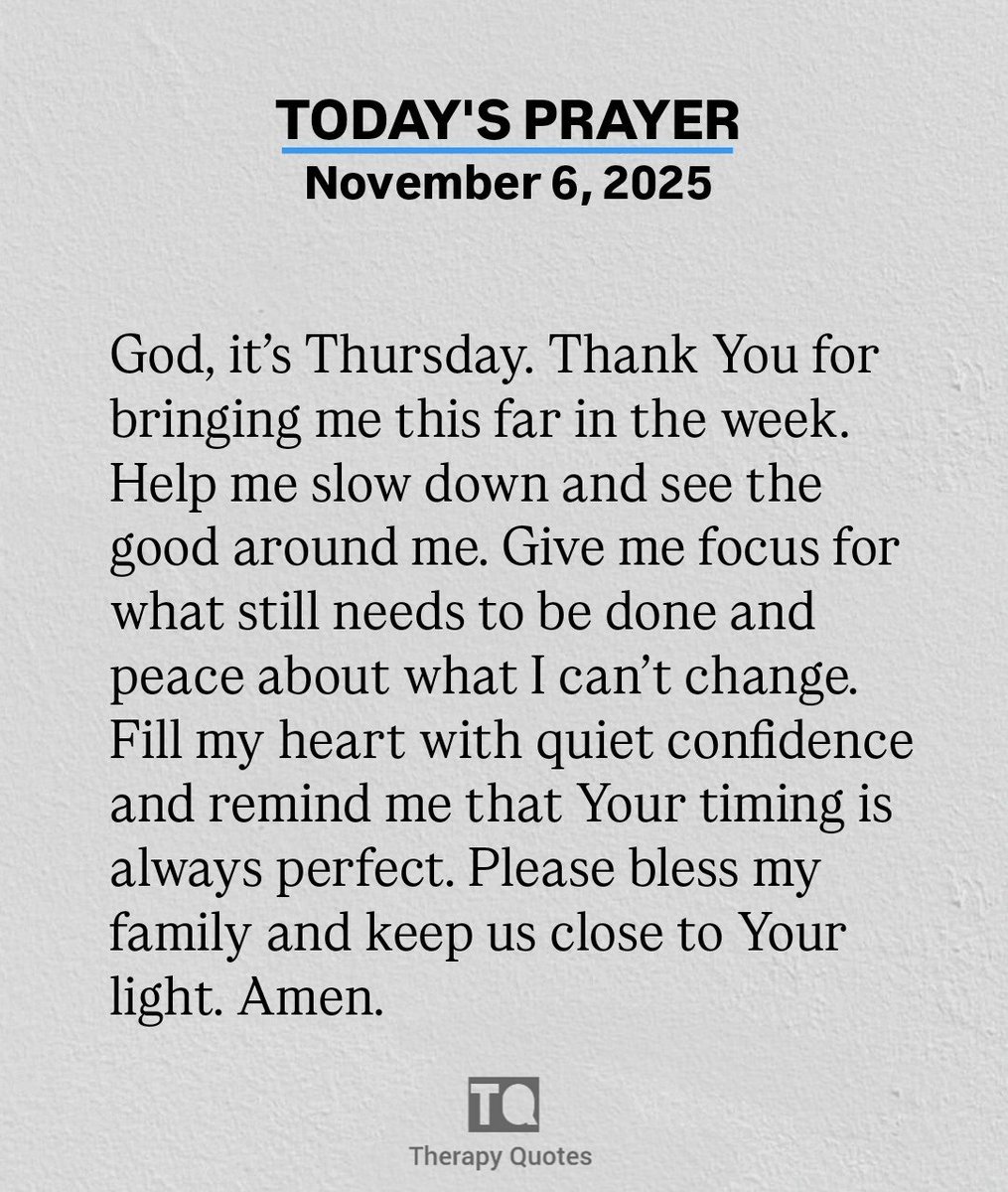 Therapyquotes_'s tweet image. Today's prayer