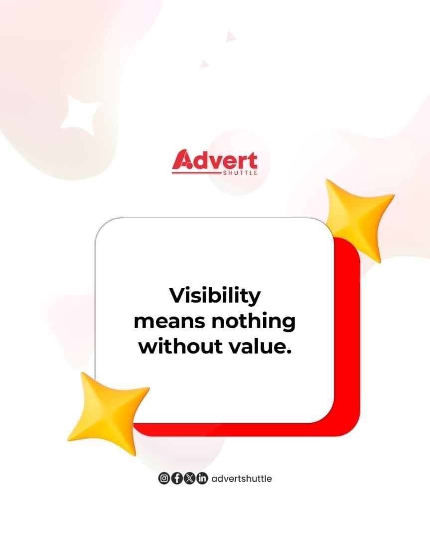AdvertShuttle's tweet image. AdvertShuttle crafts campaigns that stick in your mind long after they&apos;ve been seen.🤩

Top brands don’t just seek attention; they own it. 

Elevate your visibility and turn heads in the digital world. 

#Visibilitytip #Digitalbusinesstips #Advertshuttle