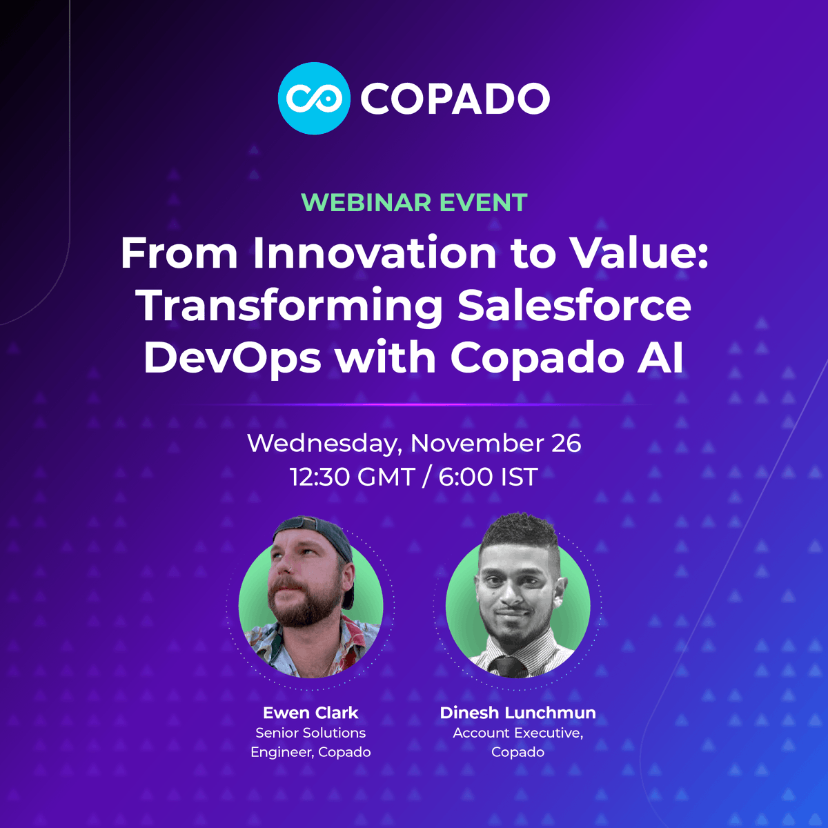 CopadoSolutions's tweet image. AI is changing Salesforce DevOps. Are you ready?

Join our Copado experts for our webinar: From Innovation to Value: Transforming Salesforce DevOps with Copado AI.

Nov 26 at 12:30 PM GMT / 6:00 PM IST

Save your spot: ow.ly/4nmr50Xnhyf

#Salesforce #DevOps #AI #Webinar