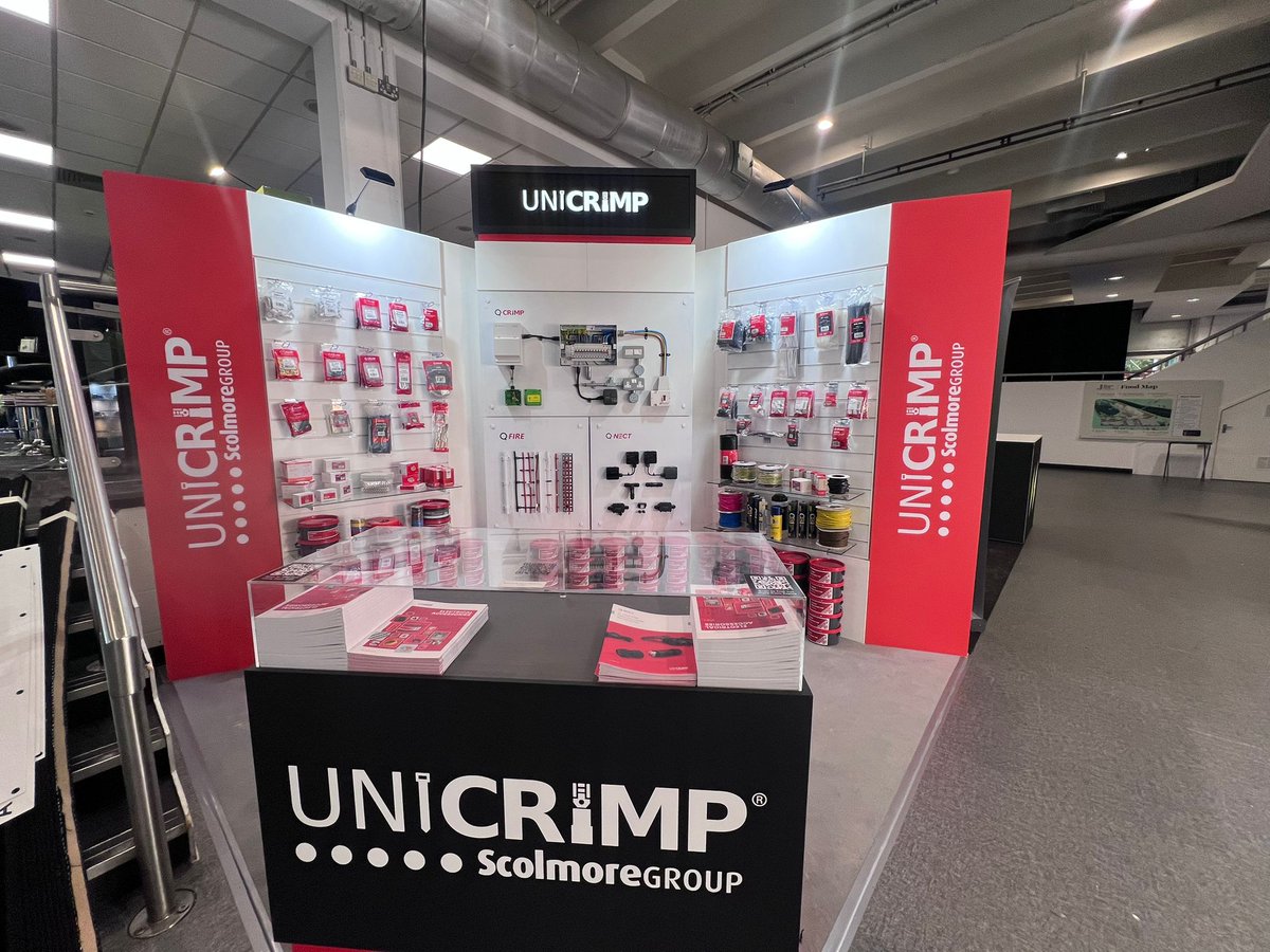 Unicrimp's tweet image. We’re live at #Elex Sandown⚡ 

Speak to the Unicrimp team on the Scolmore Group stand to learn more about our high quality electrical accessories.

Skip the queues and register now: registration.hamerville.events/exf/rg9buibsgo… 

#ElexSandown #TradeShow #SpinToWin #ScolmoreGroup