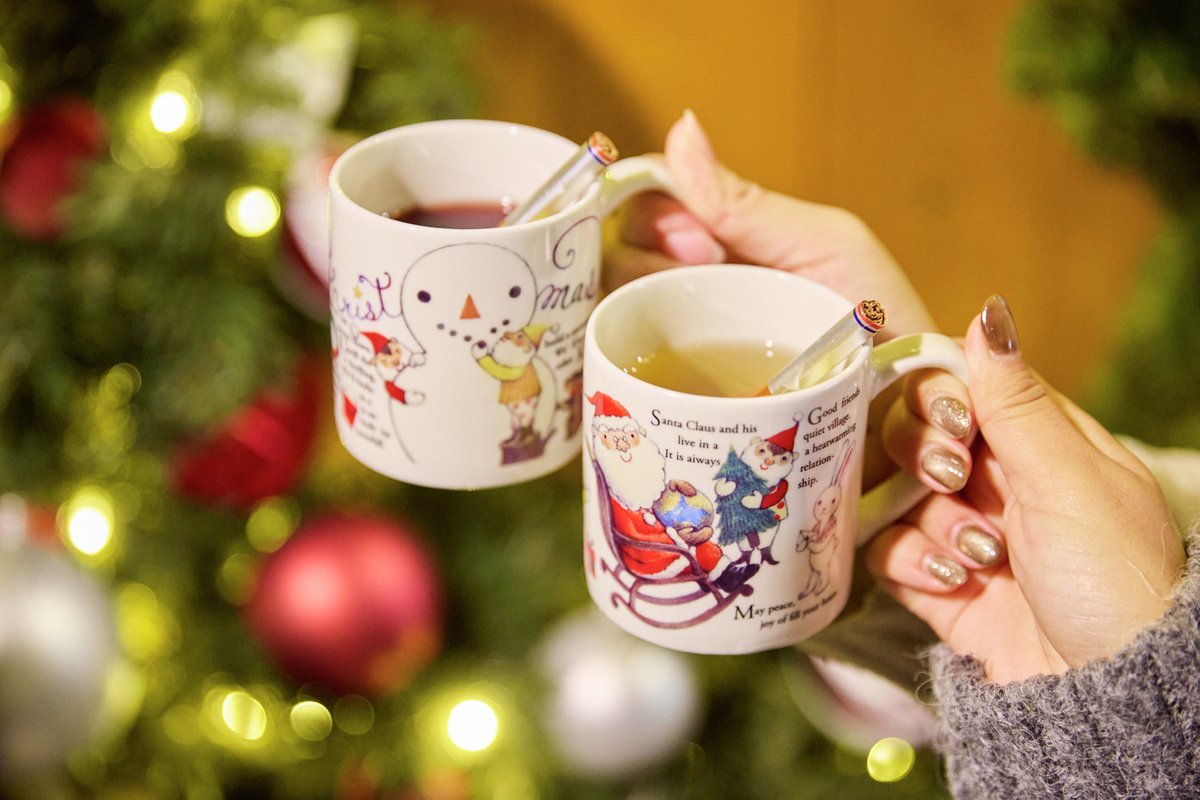クリスマス　ポット&カップ クリスマス期間限定！ ホットドリンクがお得に☕ ＼ #クリスマス