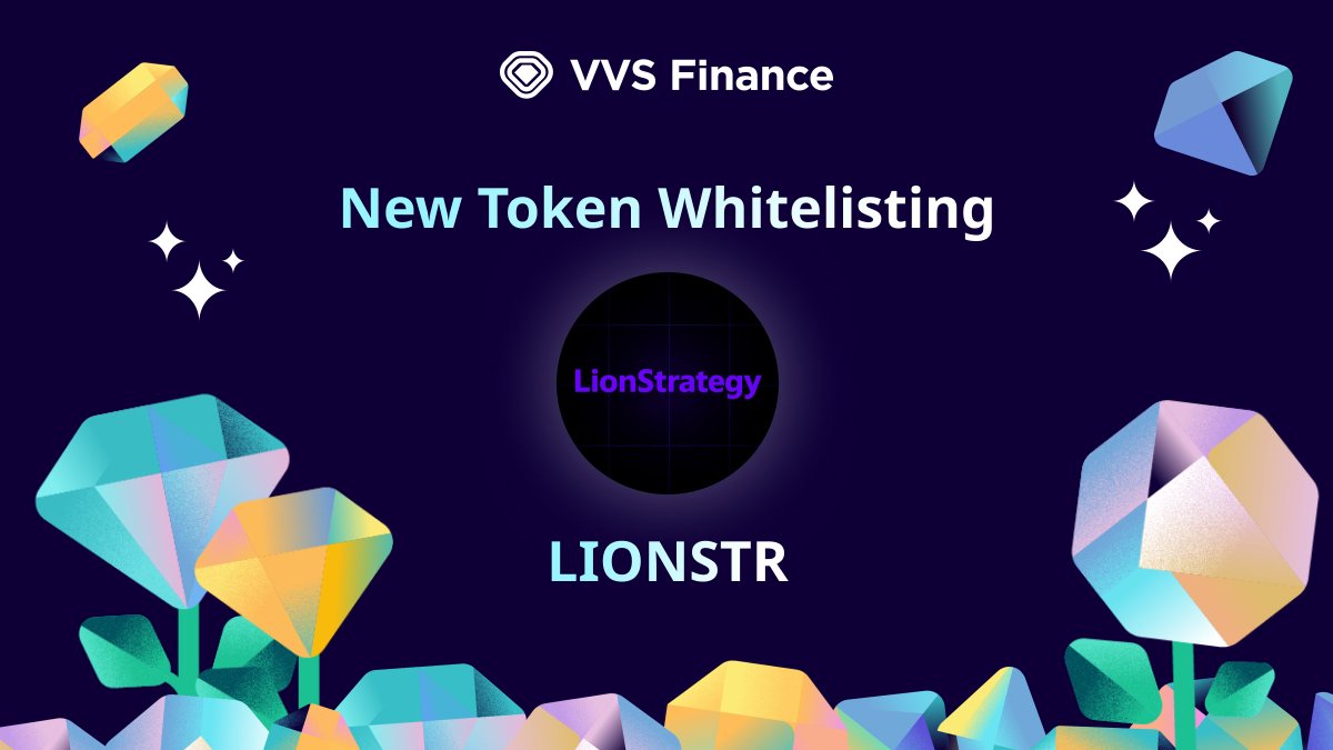 Big news #CroFam, #Molefam! 💥

 $LIONSTR is now officially whitelisted on VVS! 🔥

And MoleStrategy ($MOLESTR) is coming soon — a Flywheel mechanism powered by <a href="/TheLionStrategy/">LionStrategy</a>. 💫

Under this mechanism, part of every trade’s tax goes toward supporting Miner Moles and fueling
