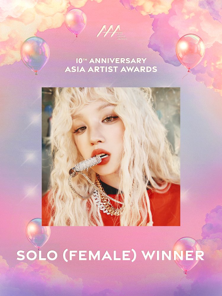 chartsidle's tweet photo. YUQI has won “Female Solo Popularity” category at the 2025 Asia Artist Awards. https://t.co/gAEG4at8ix