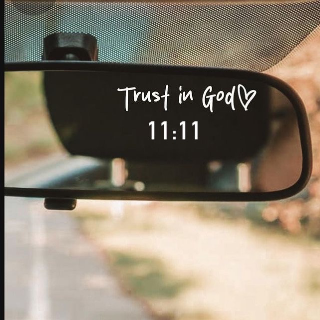 Trust in God.