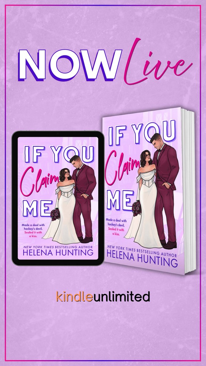 ✨New Book Alert:
IF YOU CLAIM ME by Helena Hunting!
#OneClickNow
geni.us/IfYouPlayMeEbo…
Available in KU
#bookish #theauthoragency