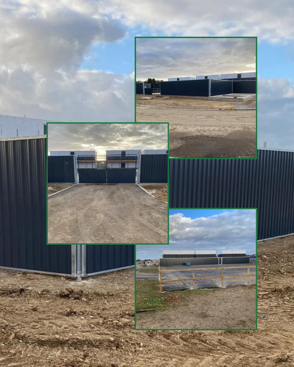 RethyncLtd's tweet image. Another standout hoarding install from the Rethync team!

A secure, enclosed compound with timber post &amp;amp; rail system and bold powder-coated panels — built for strength, compliance, and style.

🔗 rethync.co.uk/contact

#ConstructionUK  #Hoarding  #SiteSecurity  #Rethync