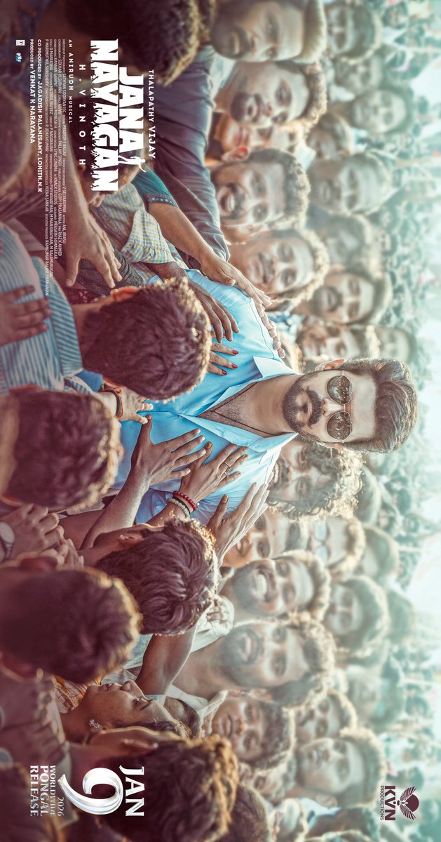 SubashMV5's tweet image. Thalapathy @actorvijay coming to rule the screens 🔥 
#JanaNayaganTheFirstRoar #JanaNayagan  @actorvijay
#JanaNayaganUpdate  #ஜனநாயகன் ♥️
#OneLastTime for Thalapathy 
#JanaNayaganPongal #JanaNayaganFromJan9