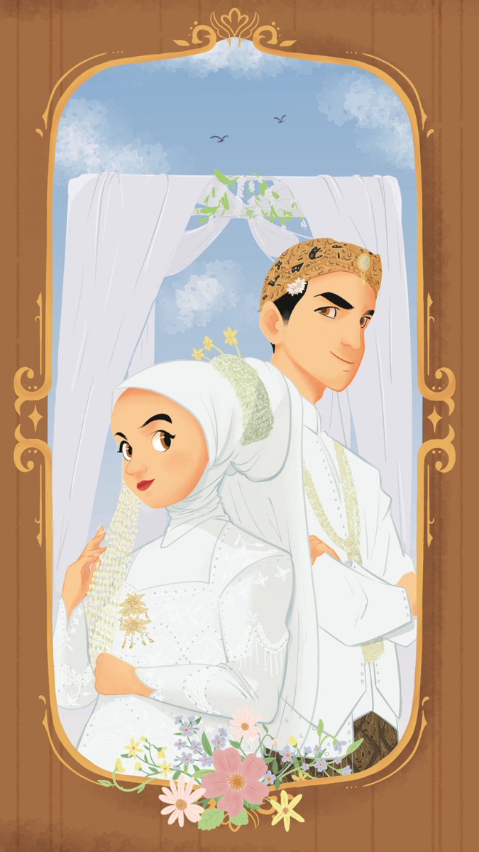 Joo_uska's tweet photo. Commision work! 
Love is in the air 💖 
Let's turn your special day into something magical ✨️ 

Thank you for supporting me 
#commisionart #opencommission #happywedding https://t.co/qFBbkaITD7