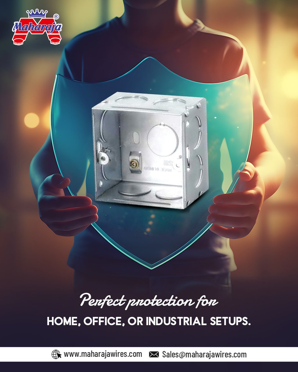 MaharajaWires's tweet image. 🛠️ Perfect Protection for Home, Office, or Industrial Setups! Durable. Dependable. Designed by Maharaja Wires from homes to industries, we got you!

Visit our website : maharajawires.com
Mail us on : Sales@maharajawires.com 

#MaharajaWires #PowerProtection