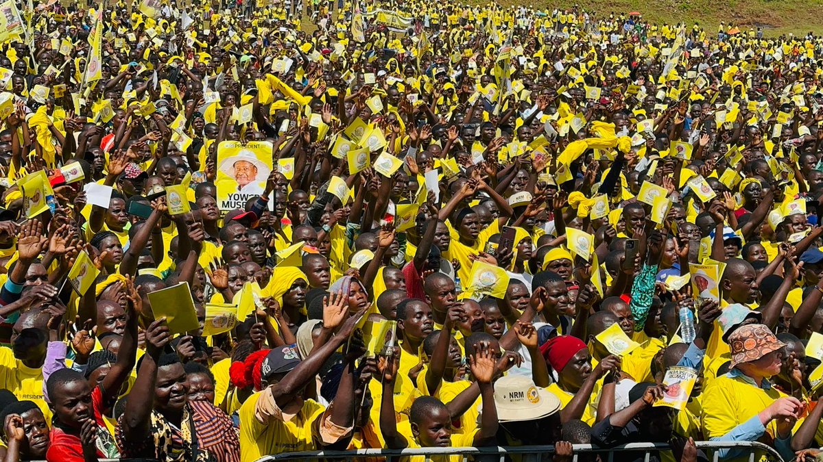 BalaamBarugahar's tweet image. President @KagutaMuseveni received a heroic welcome in Manafwa District, Bugisu, this morning. The old man with a golden heart is truly loved.