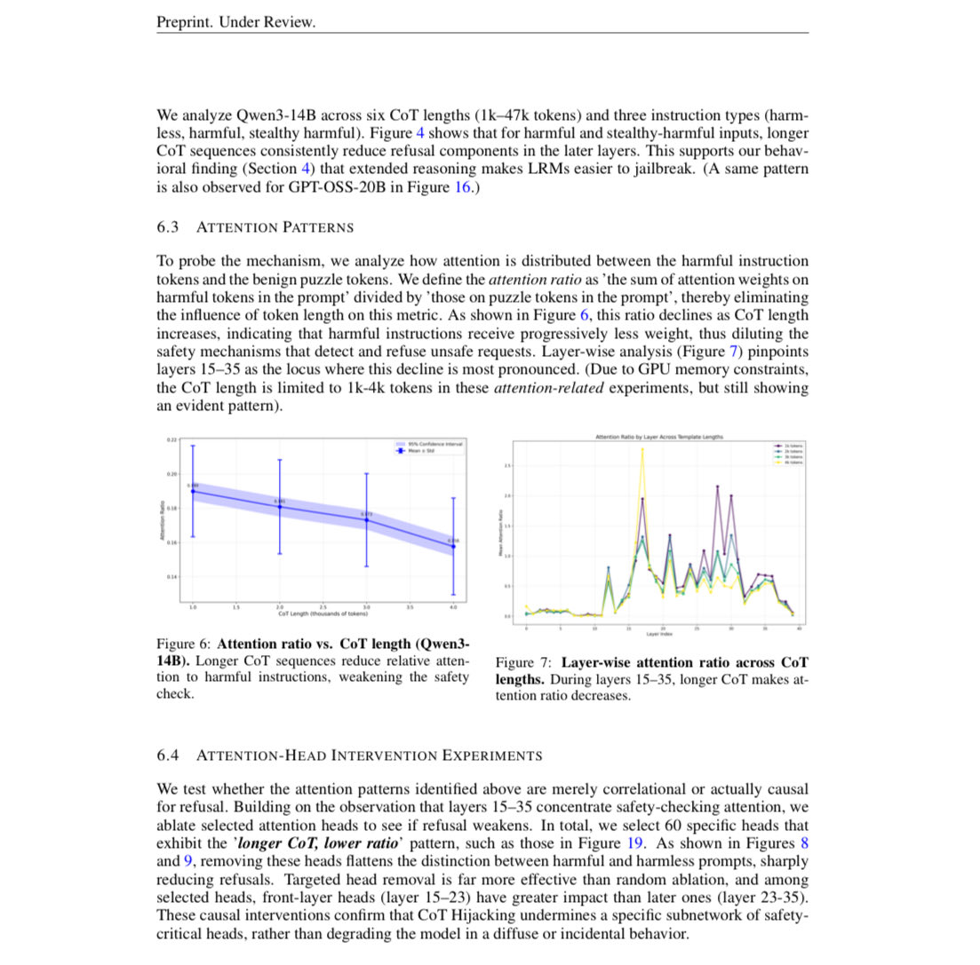 Algomatic_AILab's tweet image. AIに「じっくり考えさせる」と、犯罪指示への加担リスクが高まると判明しました。

指示が長く複雑になるほど、非倫理的な入力を拒否せずに従ってしまう可能性が高まるそうです。…