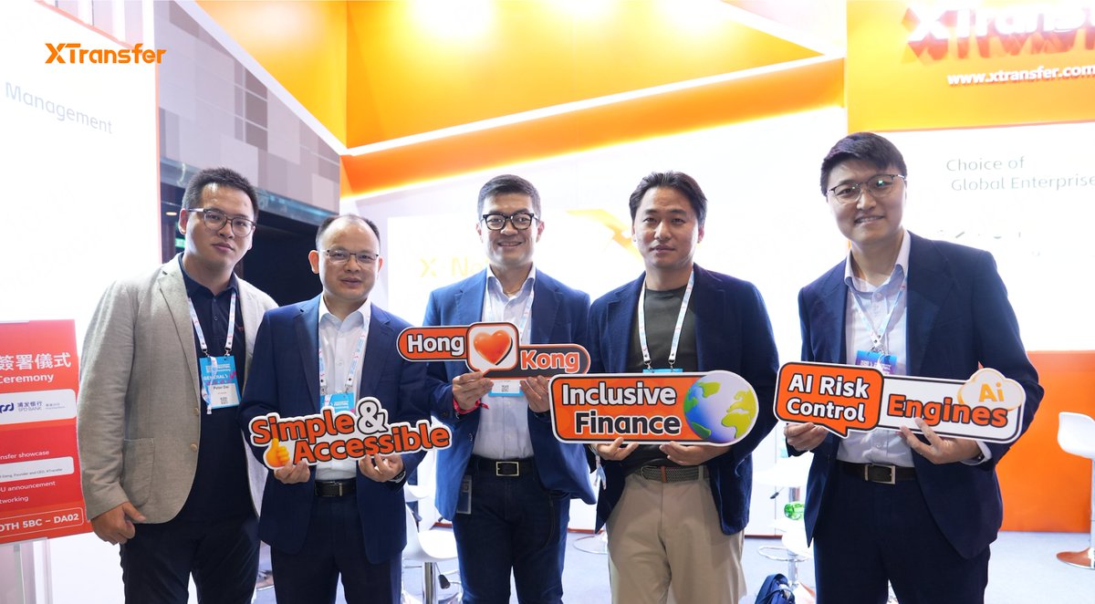🌟XTransfer at Hong Kong FinTech Week 2025 — and Beyond! 

We were proud to announce two major #milestones — signing new strategic #partnerships with Shanghai Pudong Development Bank (Hong Kong Branch) and Bank SinoPac (Hong Kong Branch). 

🚀Next up — Singapore FinTech Festival!