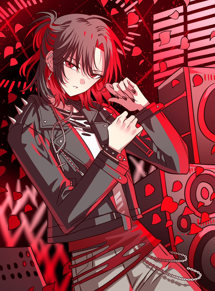 【性別】 男
【名前】 赤峰れい
【活動】 ASMR、歌
【好き】 甘いもの、お前と話す時
【嫌い】 人混み
【性格】負けず嫌い、完璧主義

 ALTに＋α