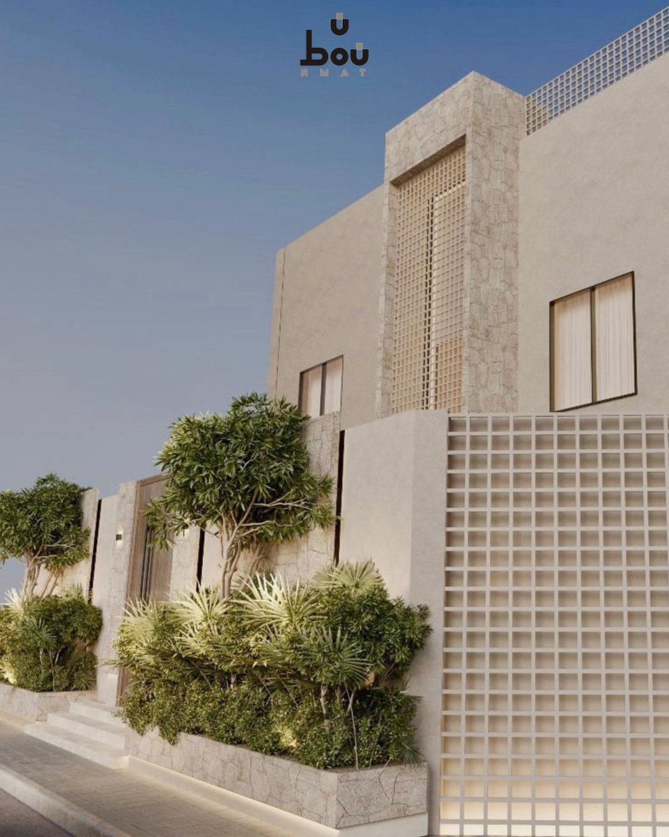 nmatgroup's tweet photo. في نمط، نؤمن بأن الواجهة هي أول انطباع يعبّر عن روح المكان وهوية الساكن.

اعتمدنا في هذا المشروع على ألوان هادئة مستوحاة من الطبيعة، وإضاءة جانبية دقيقة تُبرز جمال المواد وتمنح الإحساس بالترحاب والسكينة.

كل تفصيلة في الواجهة تم تصميمها بعناية لتجسّد رؤية نمط في خلق مساحات تنبض بالفخامة الهادئة والانسجام الجمالي، وتعبّر عن ذوقٍ رفيع يلامس تفاصيل الحياة اليومية.

✨ تصميم يعبّر عن ذوقٍ رفيع، وهويةٍ معماريةٍ راقية.
#نمط_ديزاين #تصميم_واجهات #عمارة_حديثة #فلل_فخمة #تصميم_خارجي #ديكور_معماري #Nmat_Design