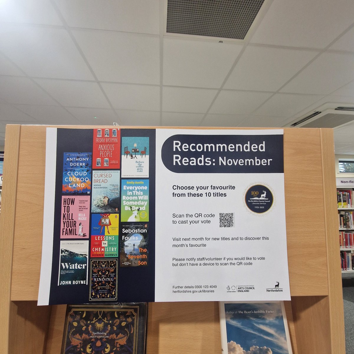 KnebCommLibrary's tweet image. To celebrate Herts Library Service centenary, we have compiled a list of 100 favourite reads, so we will be sharing 10 books for the next 10 months