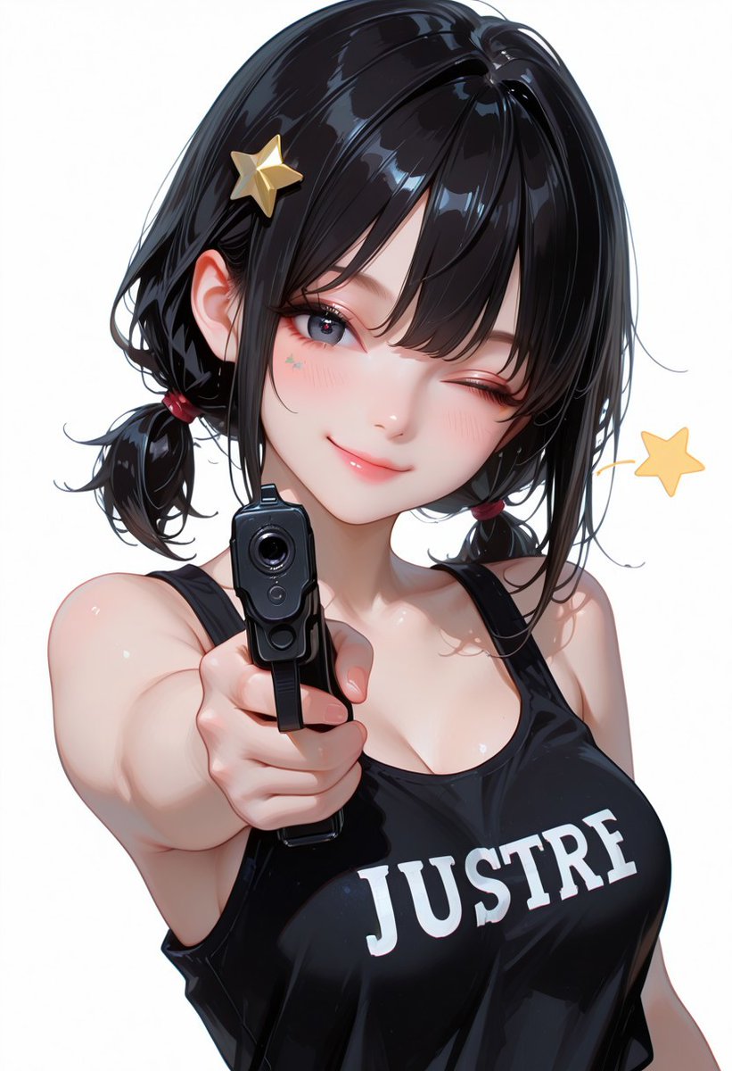 AIAnimeVibes's tweet image. She points the gun at you and says ‘Last words, cutie?’ What you saying? 
.
.
#waifuart #waifuedit #animeedit #animeart #animefan