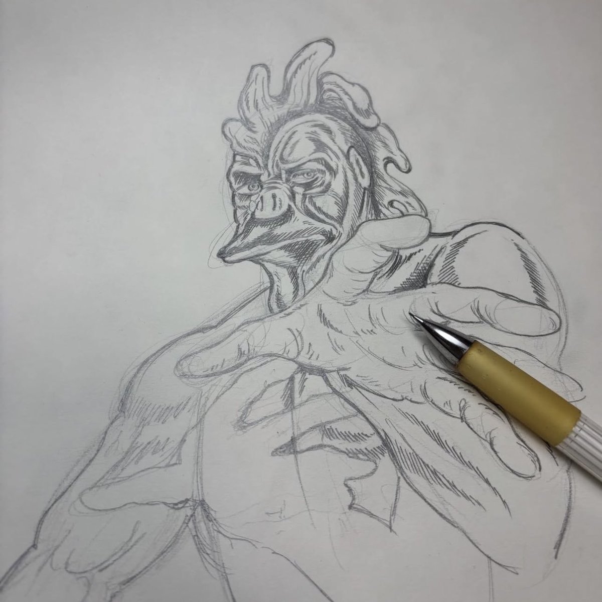 senorinferno's tweet photo. 模写

#チキンジョージ https://t.co/U2XnL9QQz1
