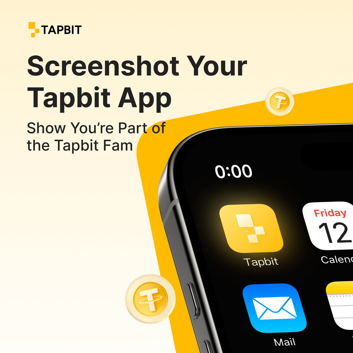 Tapbitglobal's tweet image. 📱 Screenshot your Tapbit App and WIN! 🎉

🔥 5 traders will each get 10 USDT Trading Bonus!

✅ Screenshot your Tapbit App &amp;amp; comment your UID
✅ Follow @Tapbitglobal
✅ Like &amp;amp; repost this post

Let’s see how many Tapbit pros are out there 😎
#Tapbit #tapbitgiveaway #CryptoMarket