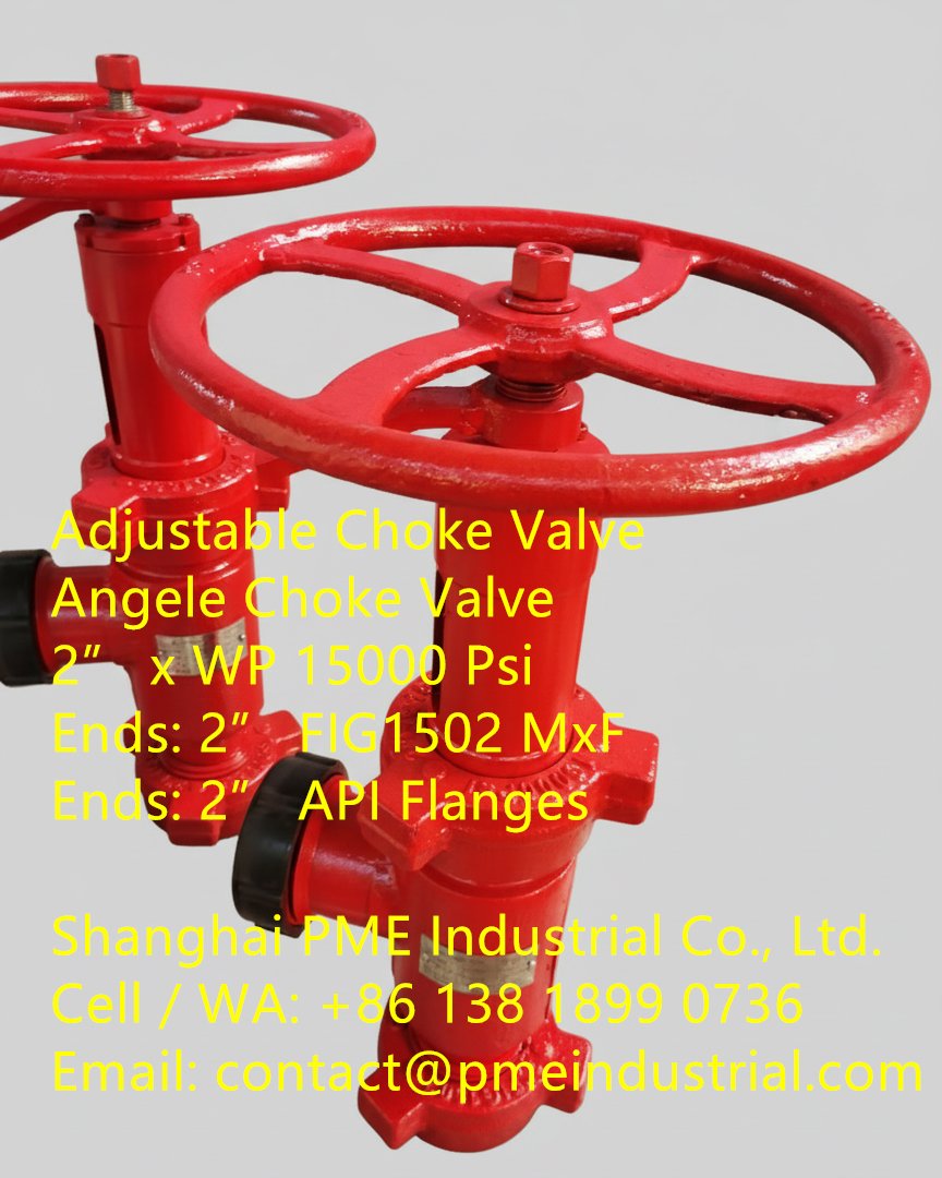 sh_pme's tweet image. Adjustable Choke Valve
Angele Choke Valve
2” x WP 15000 Psi
Ends: 2” FIG1502 MxF
Ends: 2” API Flanges
pmeindustrial.com/adjustable-cho…

Email: contact@pmeindustrial.com
#AdjustableChokeValve #AngleChokeValve #15000PsiChokeValve #OilandGasEquipment #WellheadControl #HighPressureFlowControl