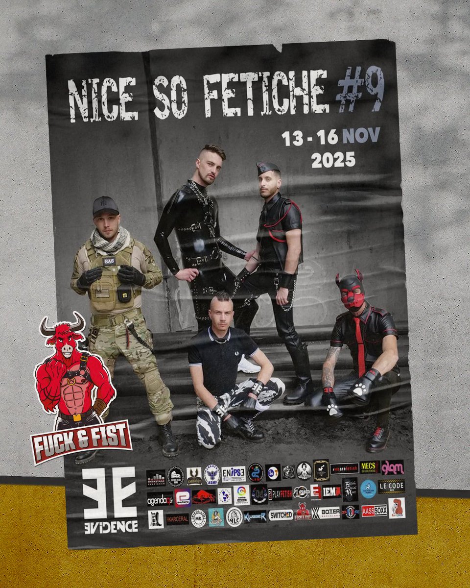 Fuck&amp;Fist 🍆&amp;👊🏻 is proud to be a partner of Nice So Fetiche 🇨🇵