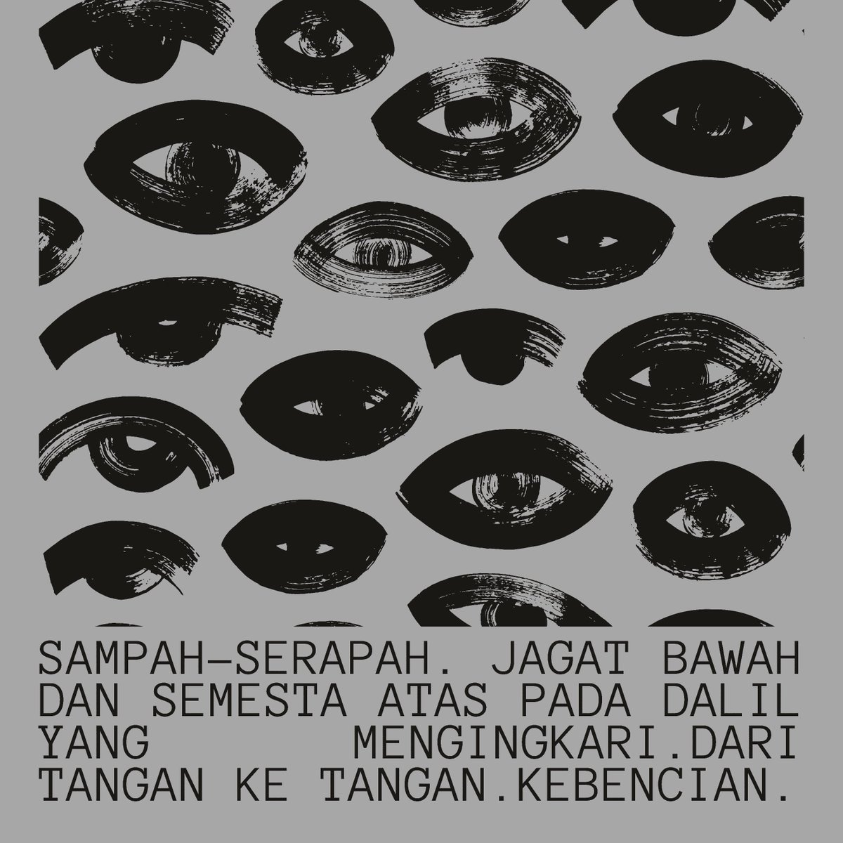 saujahna's tweet image. ⠀

DENDAM YANG LAHIR DARI DOSA YANG MEMADAT. Sebab tiada mampu dua anak manusia menujah lambung para pendosaㅡ kala duka bermunajat kepada para fakir cinta.

RAYU AKU DENGAN LUKAMU. Tubuhku milik peziarah yang kau hadirkan di masa lalu. TUMBUH. HIDUP. LAYU.

⠀