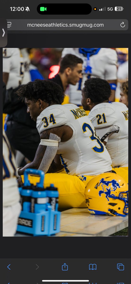 Si_Papi's tweet image. @McNeeseFB #happybirthday #34💙💛 #GeauxPokes #StampedeSZN #proudunc